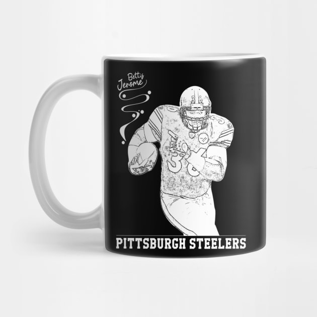 Jerome bettis | White || pittsburgh steelers by Aloenalone